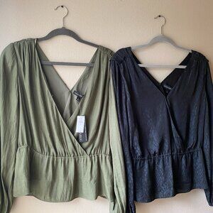 NWT/NWOT Lot of 2, Banana Republic blouses